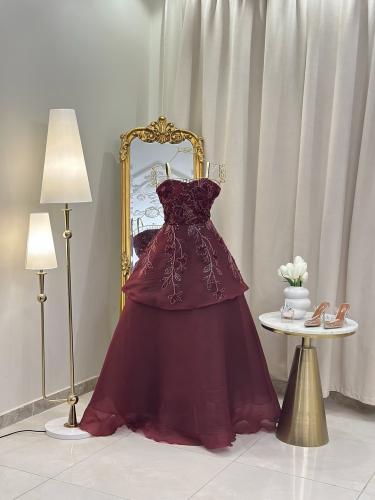 6291 ~  فستان سهرة طويل