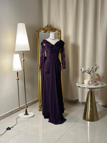 فستان سهرة طويل  4749