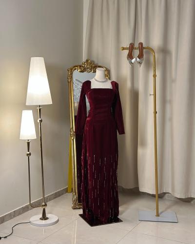 فستان سهرة طويل 5318