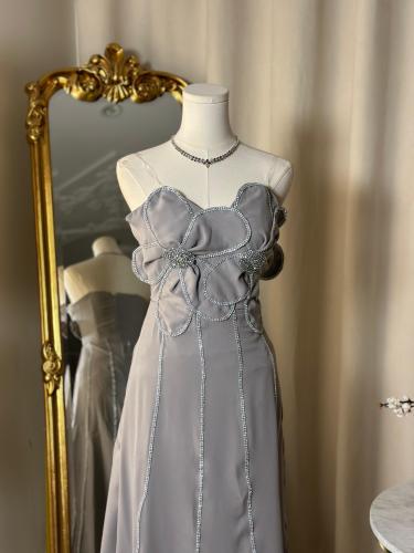 فستان سهرة طويل  4753