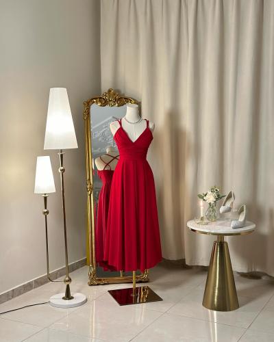 فستان سهره  ميدي  5005 (4 الوان )