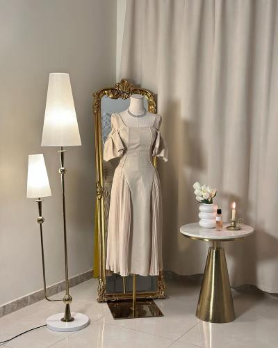 5939 -فستان ميدي (لونين)