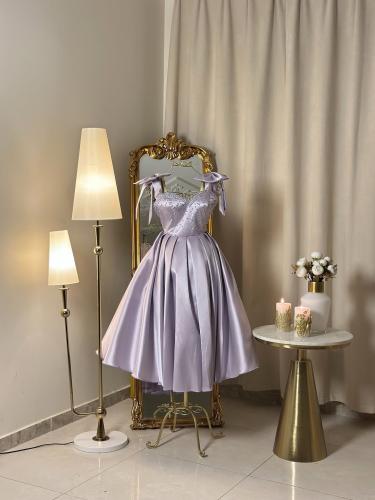 6488 -  فستان ميدي ( لونين )