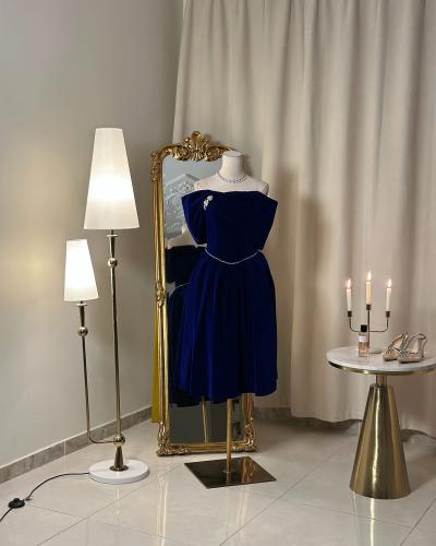 فستان سهرة ميدي  5362