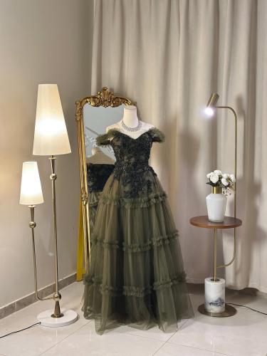 6607 - فستان سهرة طويل