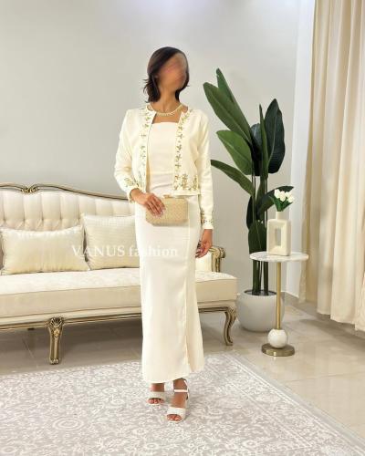 5905 -فستان طويل قطعتين