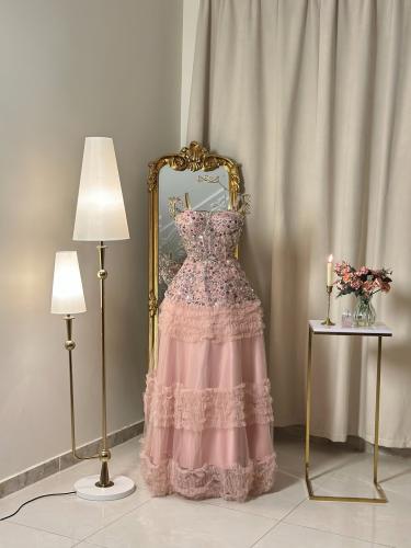 6374- فستان سهرة طويل