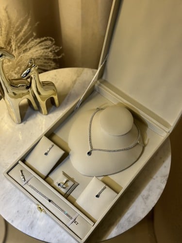 طقم اكسسوار كريستال ( 5 الوان)  A465