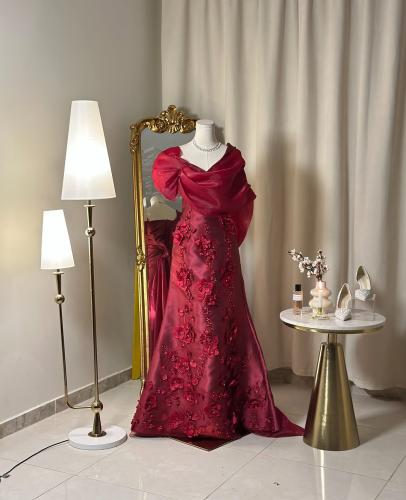 فستان سهرة طويل 5292