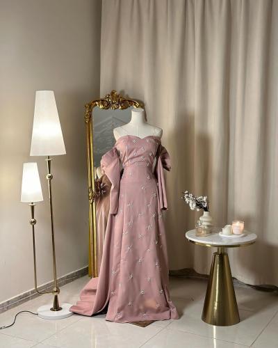 فستان سهرة طويل  4938