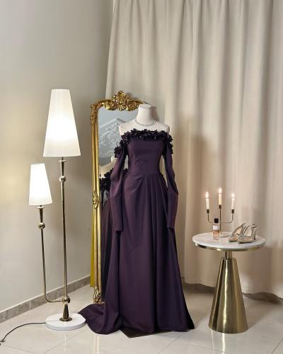 فستان سهرة طويل  5379