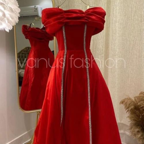 فستان سهرة ( 3 الوان ) 3484