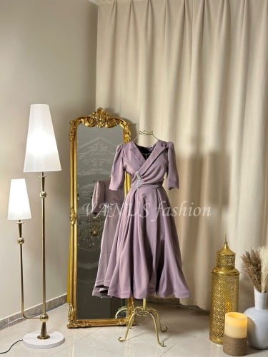 فستان ميدي ( 3 الوان ) 4258