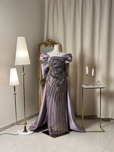 6294 ~  فستان سهرة طويل