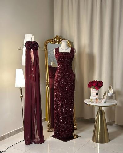 فستان سهرة طويل 5288