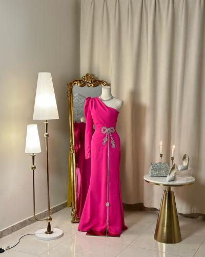 فستان سهرة طويل 5098