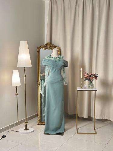 6358- فستان سهرة طويل