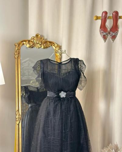 فستان سهرة طويل  4633