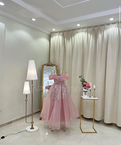 فستان سهرة ميدي  4121