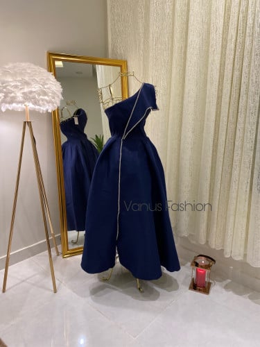 فستان سهرة طويل( 2 لونين )  3367