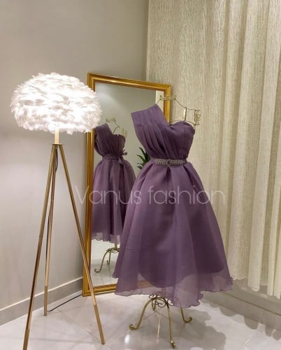 فستان ميدي (2 لونين )3490