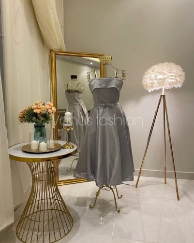 فستان سهرة ميدي 3555