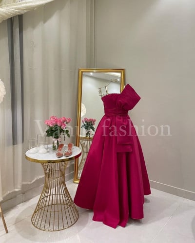 Long Evening Dress ( 2 Colors ) 3566