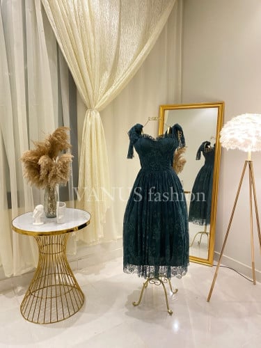 فستان سهرة ميدي 3808