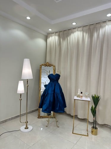 فستان سهرة ميدي ( 3 الوان)  4202