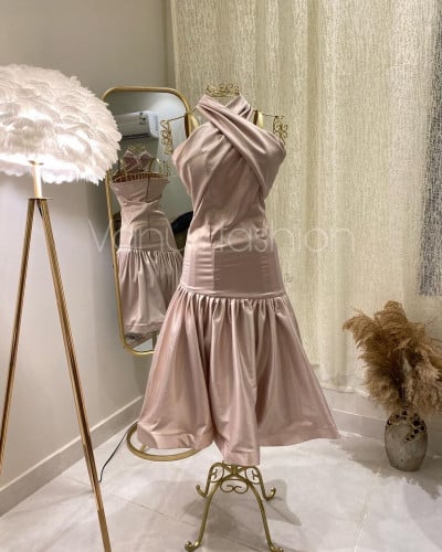 فستان سهرة ميدي 3509