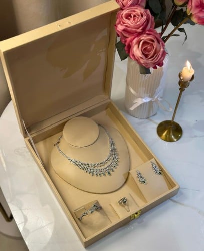 طقم زيركون نسائي ( 4 الوان) A273