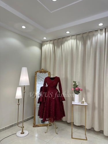 فستان ميدي ( 3 الوان) 4236