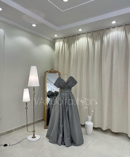 فستان سهرة طويل  ( 4 الوان ) 3945