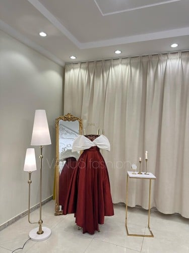 فستان سهرة ناعم ( 3 ألوان ) 4138