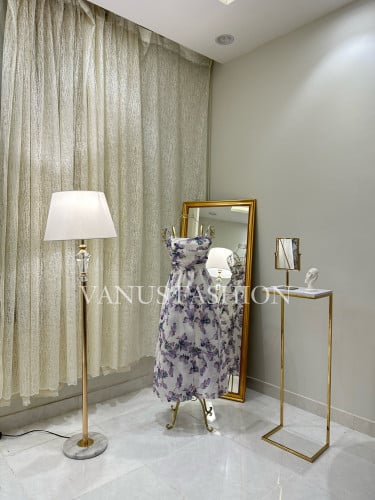 فستان ميدي مشجر 3716