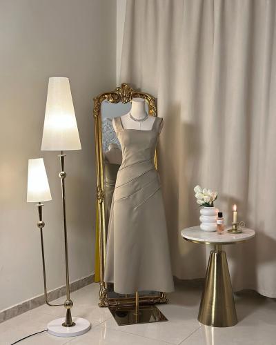 5935 -فستان ميدي (لونين)