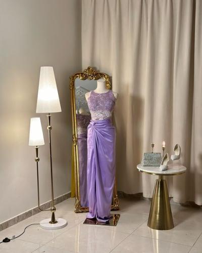 فستان سهرة طويل 5117