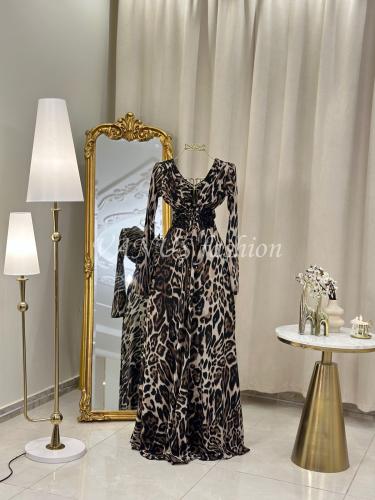 فستان سهرة طويل  4586