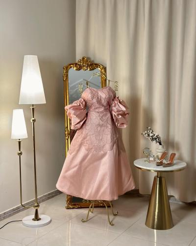 فستان سهره  ميدي  4988 (لونين )