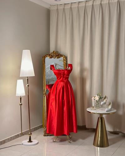 فستان سهره  ميدي  4997 (لونين )