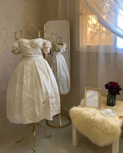 Midi evening dress 1890