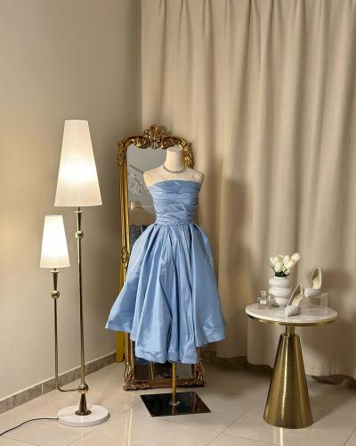 Midi evening dress 5185 (two colors)