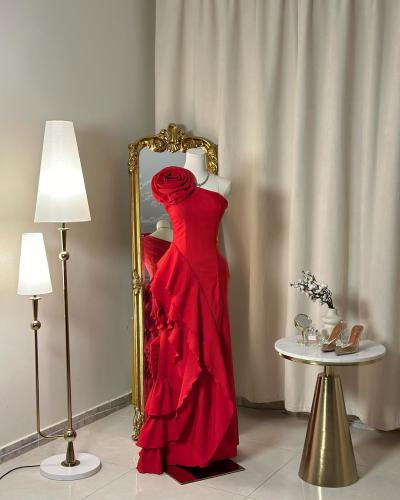 فستان سهرة طويل  4904