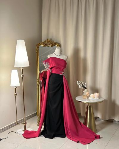 فستان سهرة طويل  4985