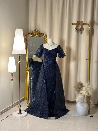 فستان سهرة طويل  4712