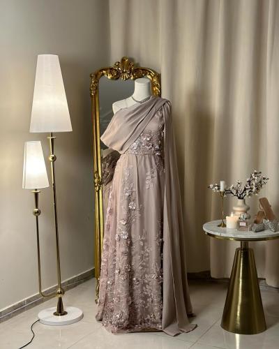 فستان سهرة طويل  4856