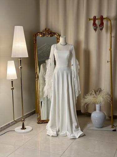 فستان سهرة طويل  4671