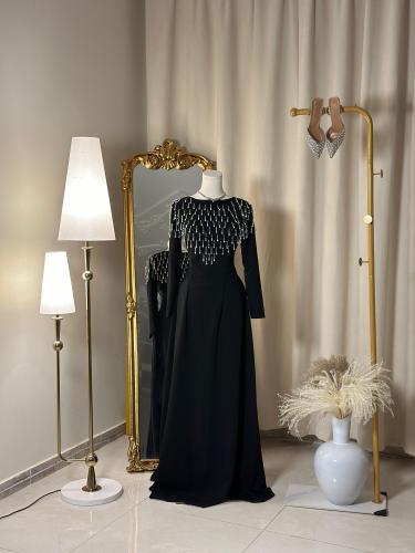 فستان سهرة طويل  4709