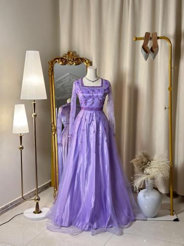 فستان سهرة طويل  4722