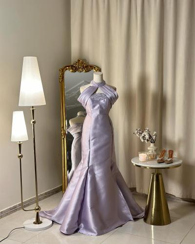 فستان سهرة طويل  4964